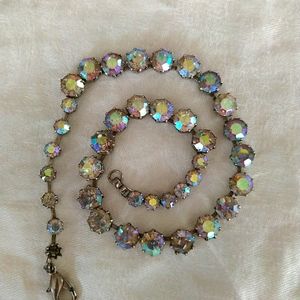 2 vintage costume jewelry necklaces